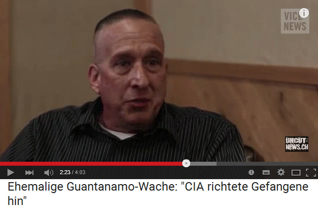 Ex-Guantanamo-Wache
                  denunziert 3 CIA-Morde