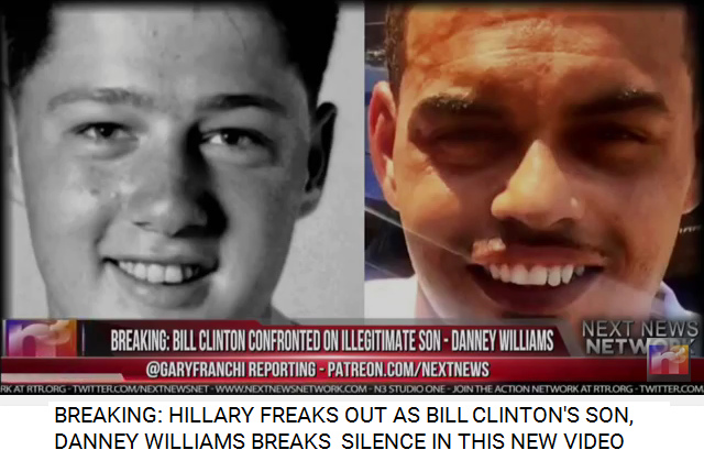 Angeblicher unehelicher Sohn von Bill
                      Clinton (links), Danney Williams (rechts)