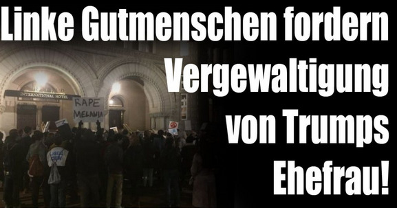 Weisse Vergewaltiger
                        fordern die Vergewaltigung der Trump-Tochter