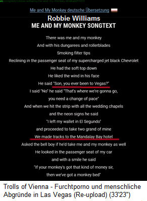 Affen-Song von Robbie Williams "Me and my monkey" 01: Der Affe geht ins Mandalay-Bay-Hotel