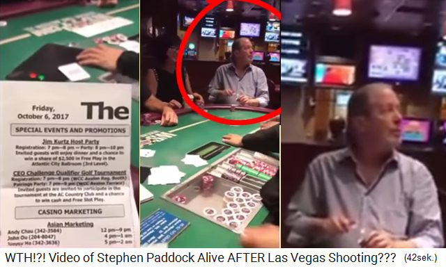 Stephen Paddock spielt auch am 6. Oktober 2017 weiterhin Poker mit Kartenspielen und Einstzen