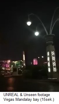 Der Kreisel vor dem Mandalay-Bay-Hotel, man hrt Presslufthammerlrm aus verschiedenen Distanzen