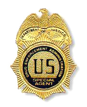 The Logo of the spied Drug Enforcement
                      Administration of the "USA".