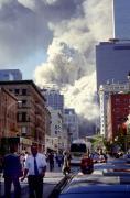 WTC
                        blast of the South Tower, cloud 7, seen from the
                        ground