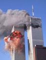 The second WTC impact of 11 September
                            2001: Most of the fuel (kerosene) burns
                            outside of the building and it's not
                            possible having melt the steel of the
                            building, so.