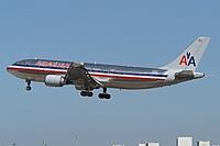 Airplane of American Airlines (AA) with Logo