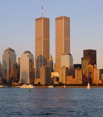 The WTC towers before 11 September
                                2009. The towers themselves represent an
                                "11"