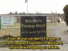 El aeropuerto de Hanjour con la escuela
                            de vuelos en agosto 2006, donde l alquil
                            una Cessna