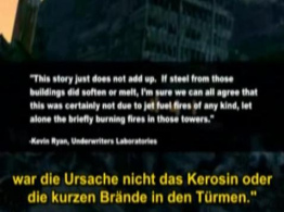 Ryan dice claramente: El fuego no fue
                            la causa de la cada de las torres del WTC.