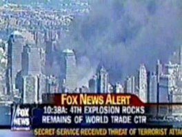 Fox News informa una cuarta explosin
                            grande en el territorio del WTC a las 10:38
                            horas.