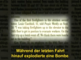 Cacchioli da testimonio de una gran bombazo en
                    la torre del WTC donde l haba sido