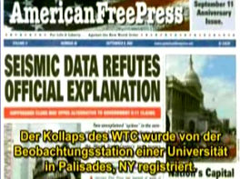 Sumario sobre los datos ssmicos de la
                            universidad de Palisades del 11 de
                            septiembre del 2001 en el estado de Nueva
                            York, artculo "Seismic Data Refutes
                            Official Explanation" ("datos
                            ssmicos rechazan la declaracin
                            oficial")