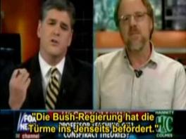 Prof. Barret cita el ex miembro de
                            Bush, Morgan Reynolds, que ha dicho en
                            pblico: "Fue el gobierno de Bush que
                            ha mandado a las torres para el otro
                            mundo."