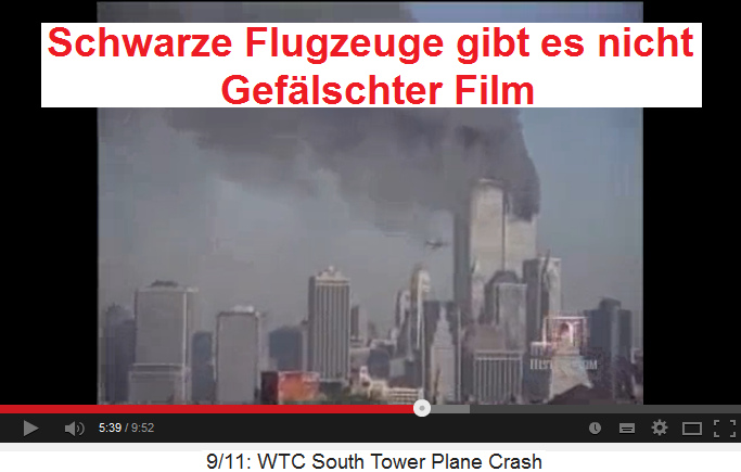 History Channel: Am Sdturm
                            erscheint pltzlich ein schwarzes Flugzeug -
                            schwarze Flugzeuge in der Sonne gibt es aber
                            nicht 03