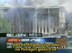CNN reports there is no proof that an
                        airplane has hit the Pentagon.