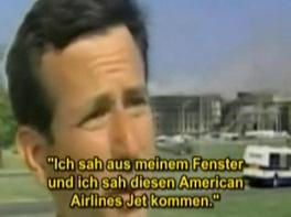 Pentagon witness with the testimony that he
                        had seen how an airliner hits the Pentagon.