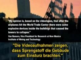 Van Romero states first only an explosion
                          can have caused the collapse of the WTC
                          towers.