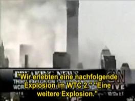 CNN reporter tells about a second heavy
                        explosion in the South Tower.