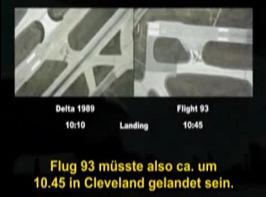 At 10:45 there are two airplanes with an
                        official emergency landing on Hopkins Airport at
                        Cleveland: Delta 1989 and flight UA 93.