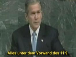 Bush after the 11 September 2001 plays as
                        he would be very "concerned"