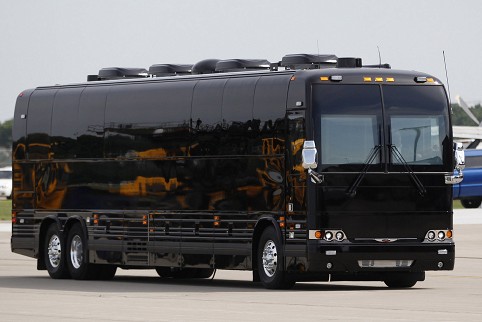 Der Panzerbus von Obama 2011