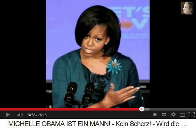 Der lange Ringfinger von
                      Michael Obama (alias "Michelle Obama")
                      ist ein absolutes Zeichen, dass das ein Mann ist -
                      und gleichzeitig werden die Schultern wieder
                      einfallend "schmal gehalten"