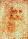 Leonardo da Vinci, Selbstportrait, self
                          portrait