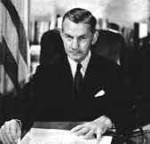 "US"-Marineminister Forrestal,
                Portrait 1947