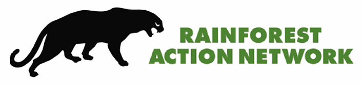 Rainforest Action
                        Network (RAN), Logo: Mike Rosell war
                        Mitbegrnder der Waldschutzorganisation