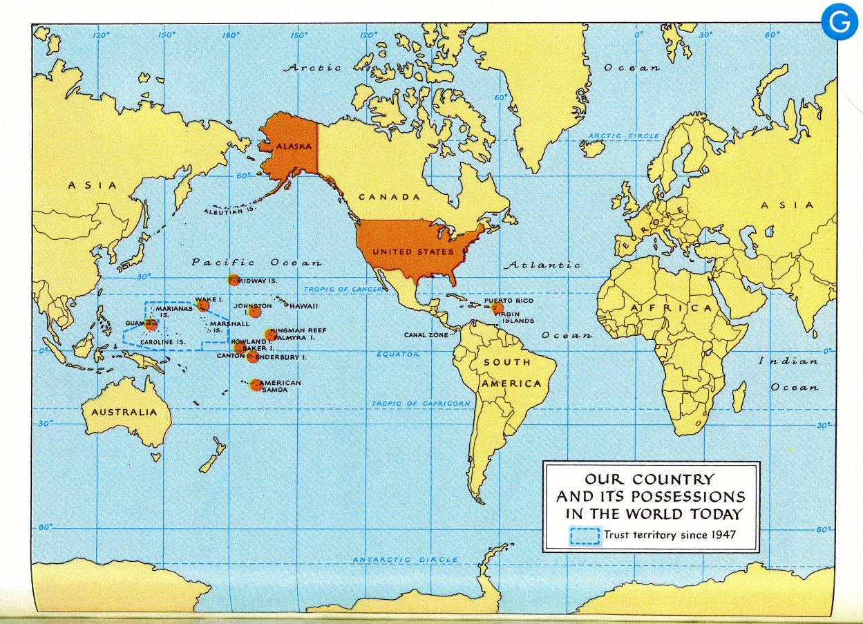 USA 1947 Weltherrschaft / world dominance