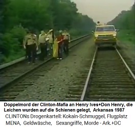 Der Doppelmord der Clinton-Mafia: Zuerst wurden die Opfer gettet und dann auf Bahngeleise gelegt