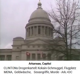 Little Rock (Arkansas), das Capitol stand 1981-1993 unter Kokain-Diktator Bill Clinton