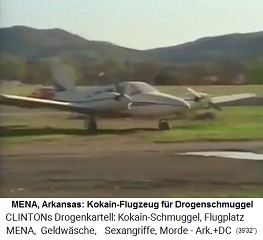 Flugplatz MENA (Arkansas), ein Kokain-Schmuggelflugzeug