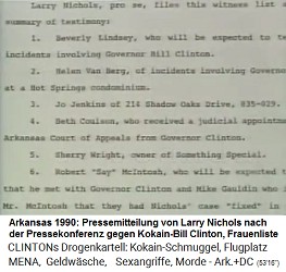 Die Frauenliste in der
                                  Pressemitteilung von Larry Nichols