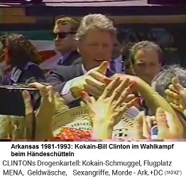 Arkansas 1981-1993,
                                  Kokain-Gouverneur Bill Clinton im
                                  Wahlkampf