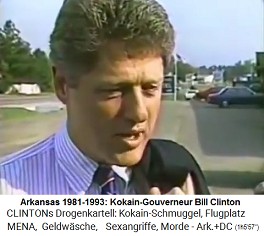 Arkansas 1981-1993, der
                                          Kokain-Gouverneur Bill Clinton
                                          ohne Weiterbildung