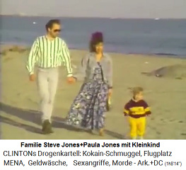 Die
                                          Familie Steve Jones+Paula
                                          Jones mit Kleinkind 1993/4ca.