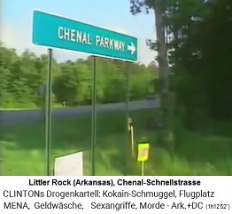 Little
                                    Rock (Arkansas), die
                                    Chenal-Schnellstrasse (Chenal
                                    Parkway), Wegweiser