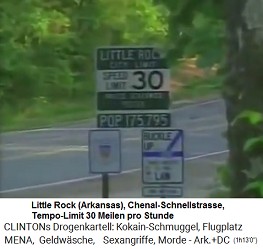 Little Rock (Arkansas), die
                                    Chenal-Schnellstrasse (Chenal
                                    Parkway), an einer Stelle gilt
                                    maximal 30 Meilen pro Stunde