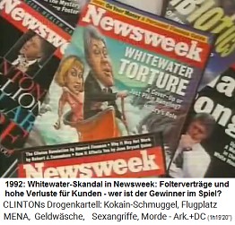 Titelseite von Newsweek ber den
                                  Whitewaterskandal 1992