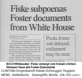 BCCI+Whitewater: Fiske
                                      verlangt alle Foster-Dokumente