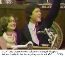 Kokain-Bill
                                                    Clinton mit Killary
                                                    Hillary Clinton sind
                                                    Drogenbosse mit
                                                    Kokain,
                                                    Auftragsmorden,
                                                    Aktenvernichtung,
                                                    Manipulation der
                                                    Justiz,
                                                    Whitewater-Skandal
                                                    etc.