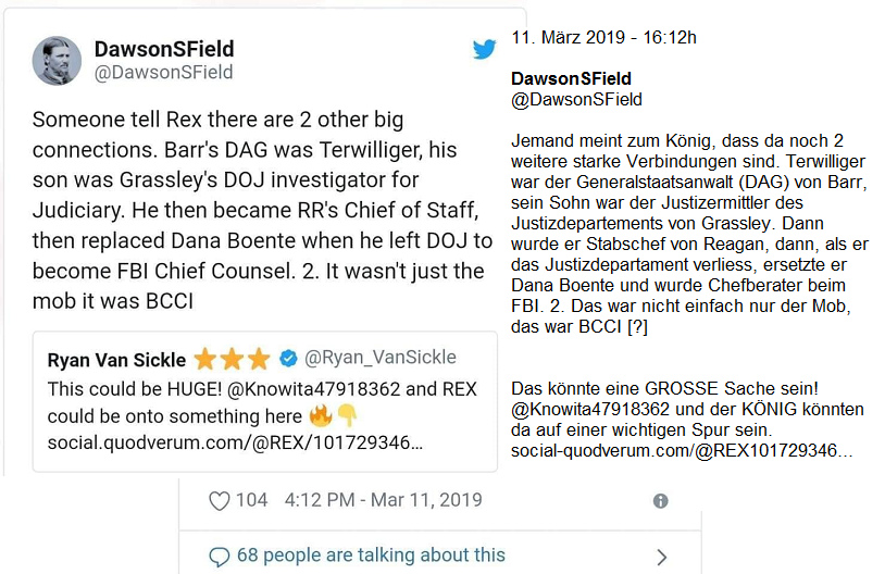 Tweet ber Barr und Terwilliger etc.