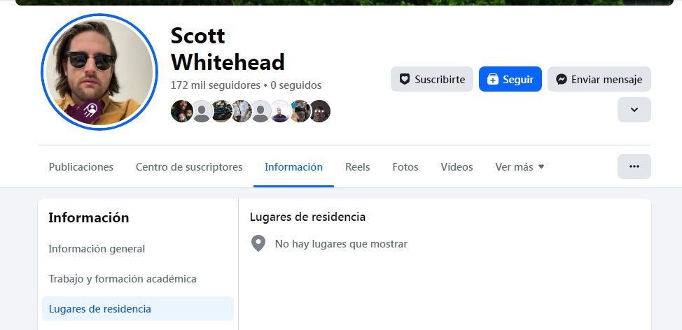 Der Täter Scott Whitehead weiss nicht mal,
wo er wohnt - FB-Profil am 19.7.2025 Der
Täter Scott Whitehead weiss nicht mal, wo er wohnt
- FB-Profil am 19.7.2025