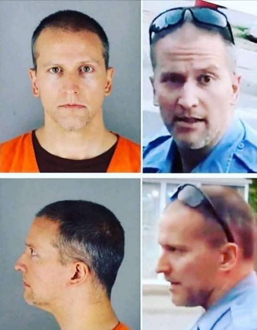Wrong captive portrait - Wrong
                                    captive profile - this is not the
                                    bully cop Derek Chauvin