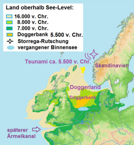 Die Nordsee als Doggerland