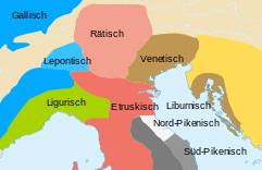 Karte mit Rtisch um das 6.Jh. v.Chr.