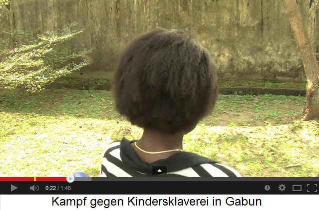 Kindersklavin
                              als Kindermdchen in Gabun