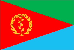 Fahne des neuen Eritrea