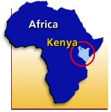 Karte: Position von Kenya